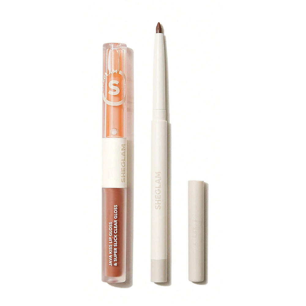 Sheglam Soft 90 Glam Lip Liner&Lip Duo Set 0.28ml Pouty Nude