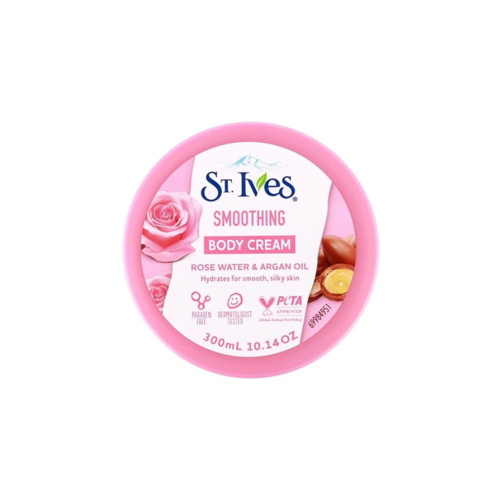 St.Ives Smoothing Rose Water&Argan Oil Cream 300ml
