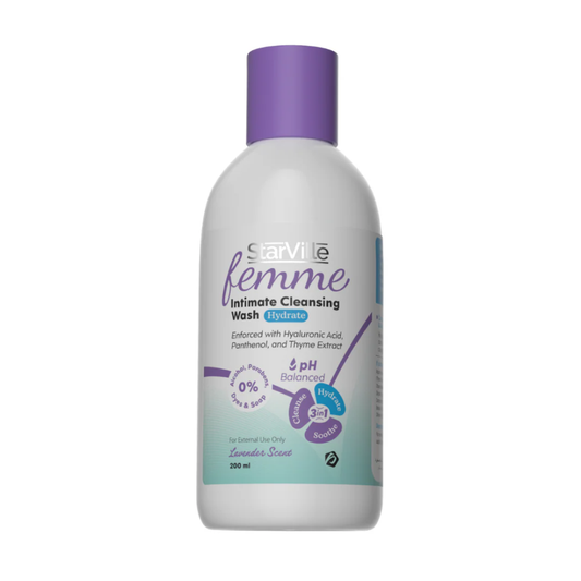 Star Ville Wash Hydrate 200ml Femme Intimate Cleansing