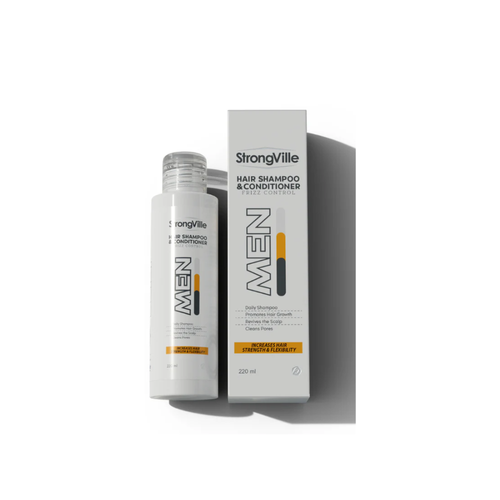 Strong Ville Hair Shampoo&Conditioner 220ml Men Frizz Control