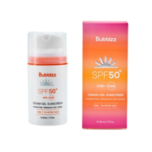 Bubblzz Sunscreen 50spf Cream Gel 50ml