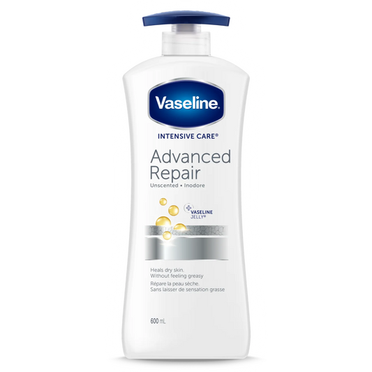 Vaseline Advanced Repair unscented Lotion 600ml