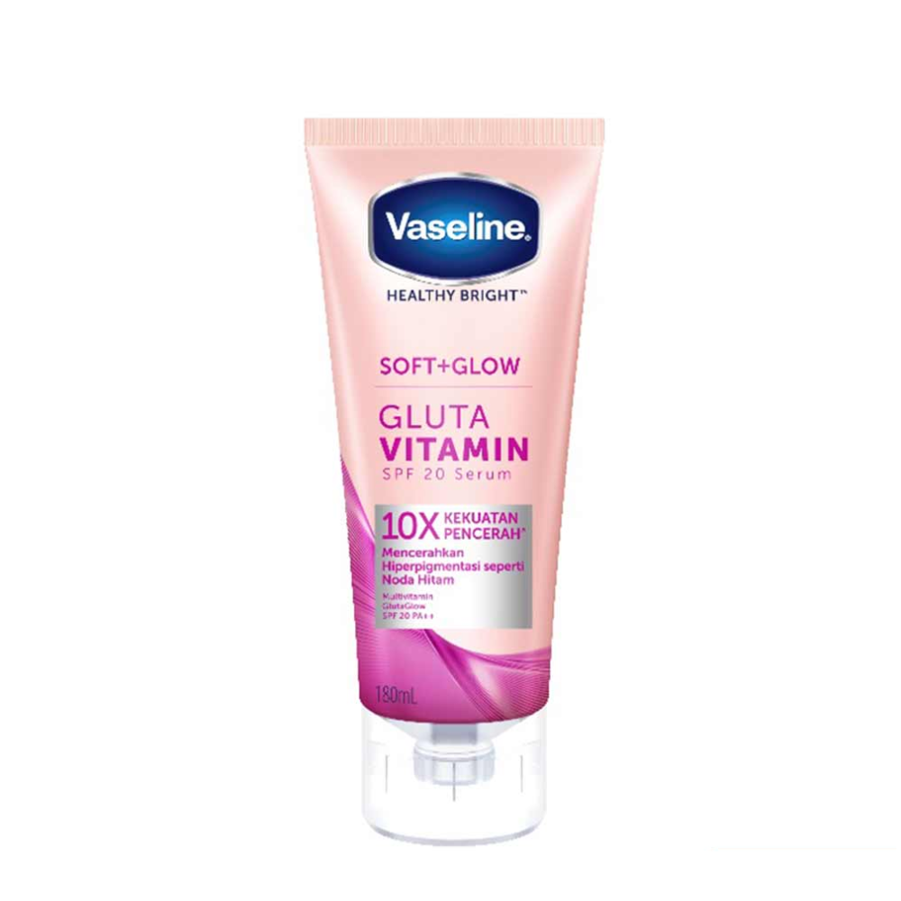 Vaseline Gluta Vitamin Soft+Glow 10X Serum Lotion 180ml