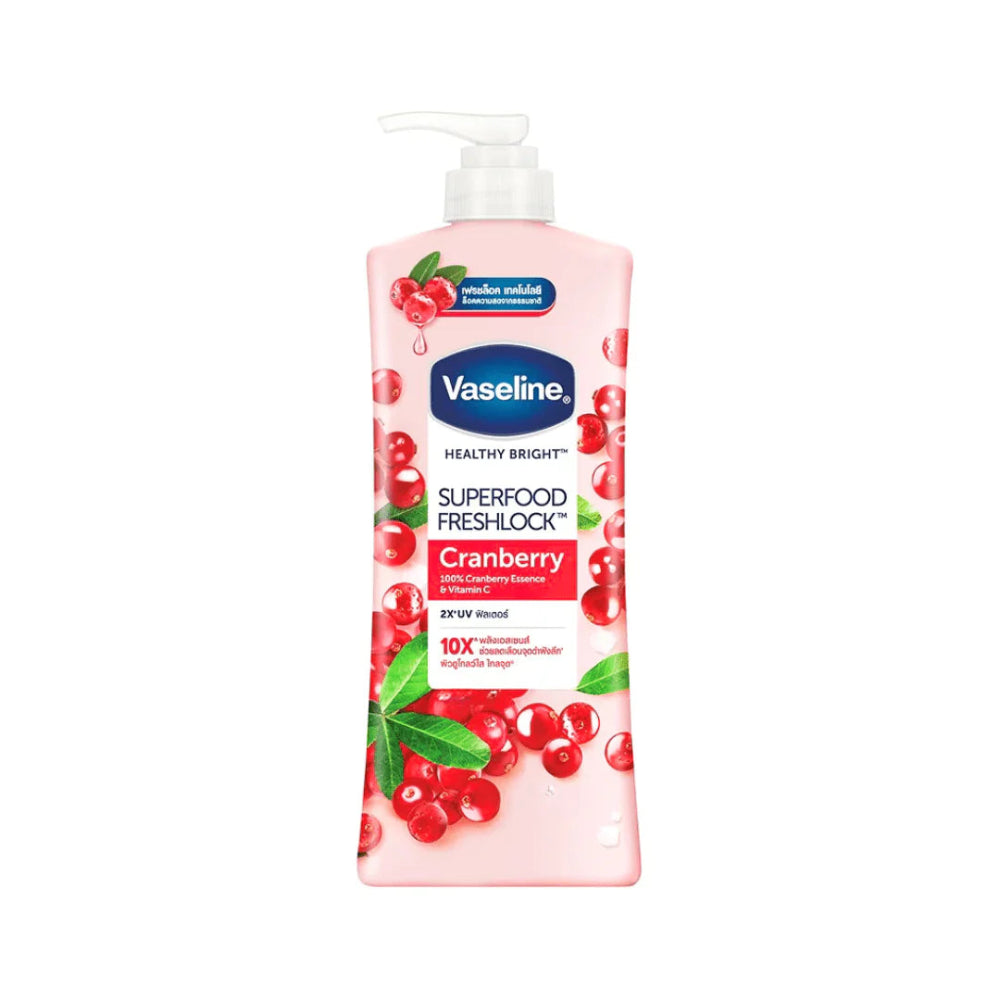 Vaseline Super Food Fresh Lock Cranberry Lotion 500ml