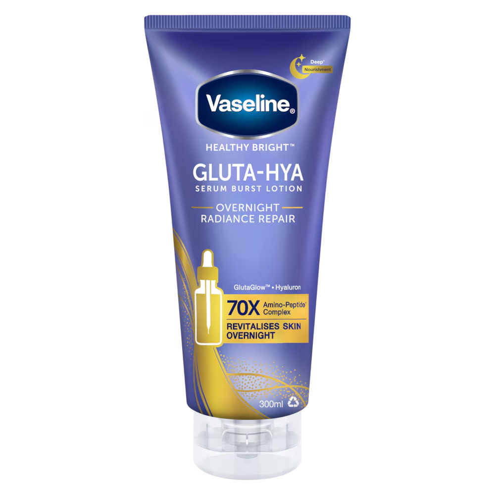 Vaseline Lotion 300ml Gluta Hya Over Night Radiance Repair