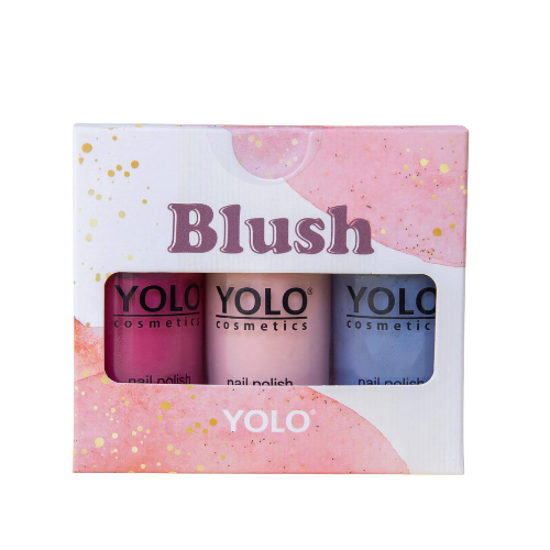 Yolo Nail Polish Set Blush 3p