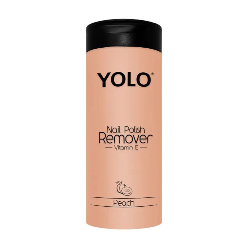 Yolo Vitamin E Peach Nail Polish Remover 135ml 