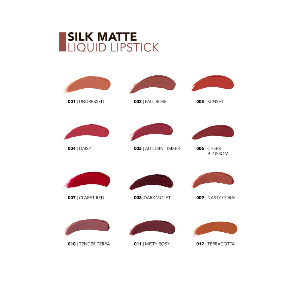 Flormar Silk Matte Liquid Lipstick 006