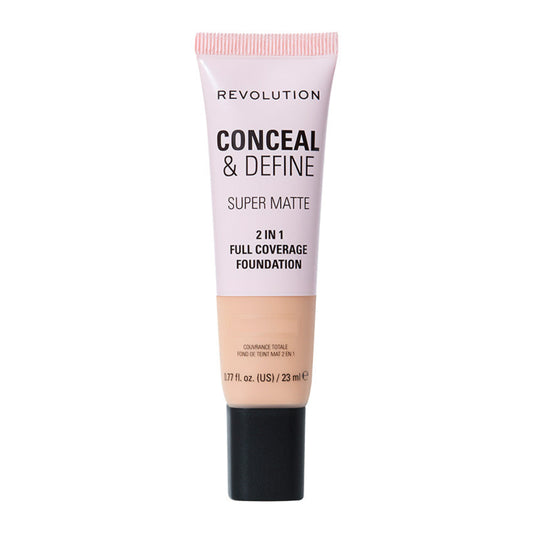 Revolution Conceal&Define Matte Full Coverage Foundation F2NC