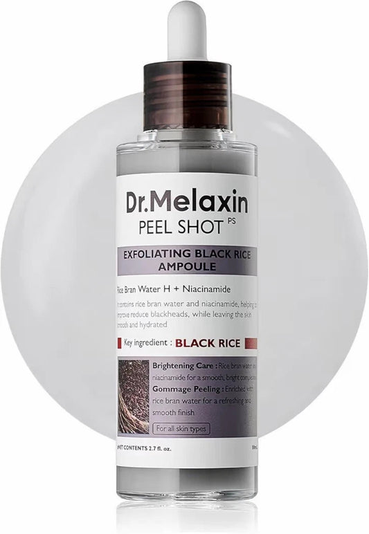 Dr.Melaxin Peel Shot Exfoliating Black Rice Ampoule 80ml