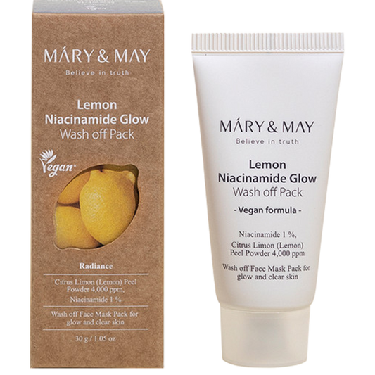 Mary&May Vegan Lemon Niacinamide Glow Wash Off Pack 30ml