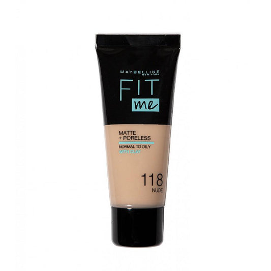 Maybelline FIT ME FDT MAT.TB.NUinter 118 Nude