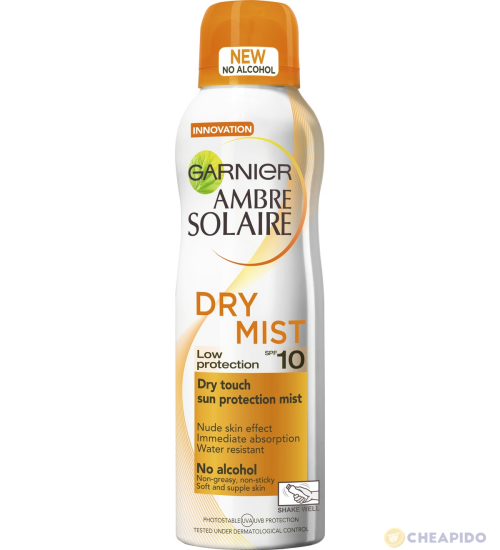 Garnier Ambre Solaire Dry Mist 10spf 200ml