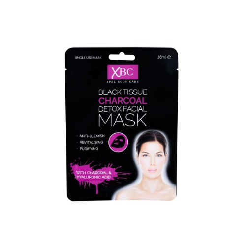 XBC Black Tissue Charcoal Detox Facial Mask