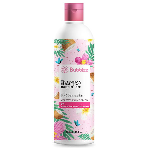 Bubblzz Moisture Lock Shampoo for Dry Hair 500ml