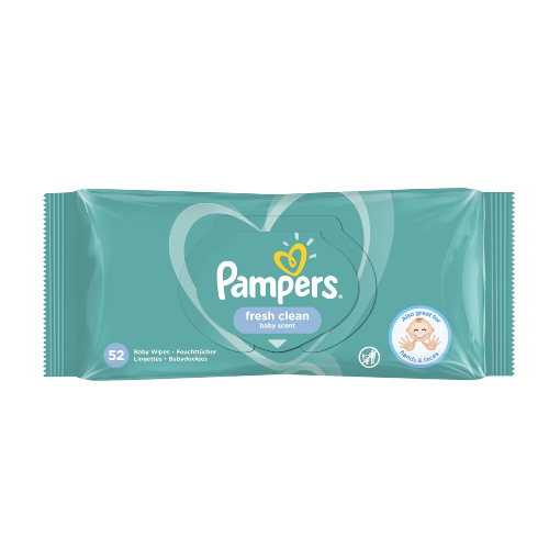 Pampers Baby Fresh Clean 52 Wipes