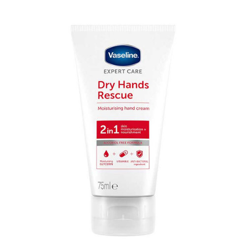 Vaseline Dry Hands Rescue Hand Crean 75ml
