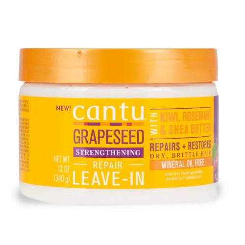 Cantu Grapeseed Strengthening Leave In 340ml