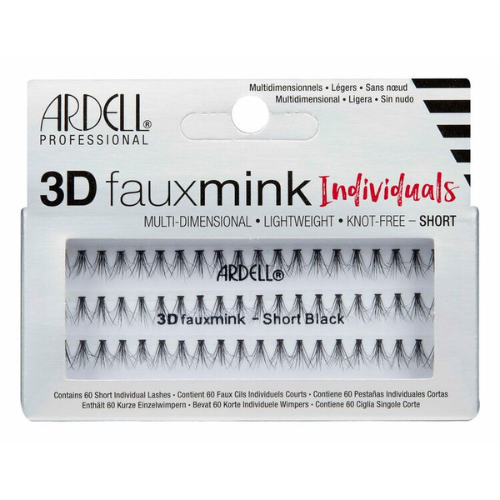 Ardell 3D Faux Mink Eyelashes Individuals Short