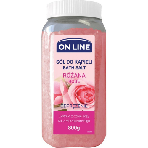 On Line Rose Bath Salt 800g