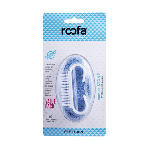 Roofa Pumice Stone+Nail Brush /027fc