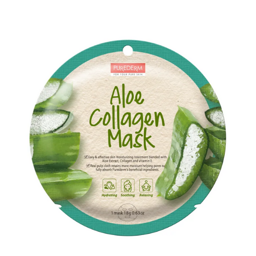 Purederm Aloe Collagen 1 Mask 18g